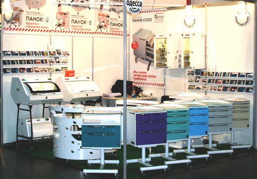 PANOK-SOLO cabinets on exhibitions