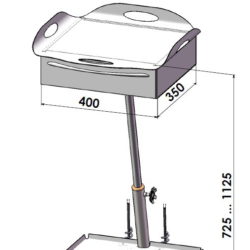 Italian table for medical devices