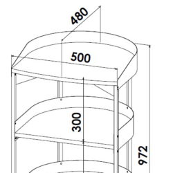 Table’s overall dimensions