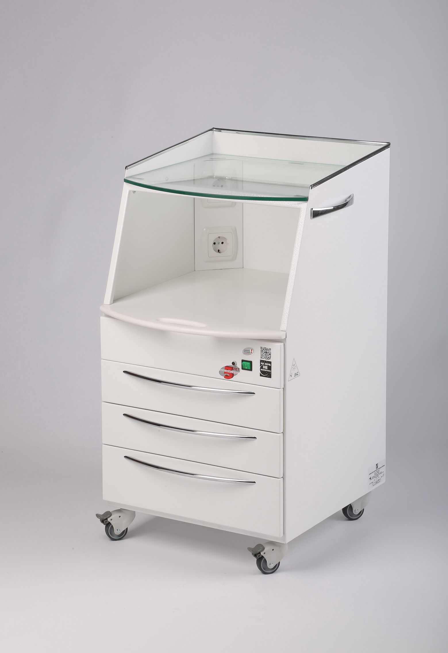 MASTER SHIMMA mobile cabinet with UV chamber, MASTER SHIMMA mobile cabinet with UV chamber (450 х 450)