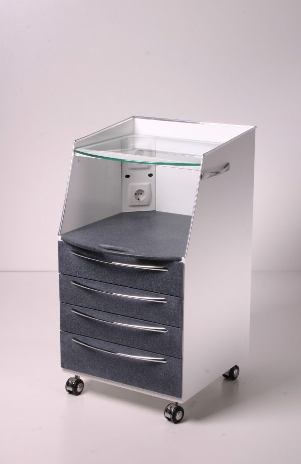MASTER SHIMMA mobile cabinet with drawers, MASTER SHIMMA mobile cabinet  450 х 450 mm 