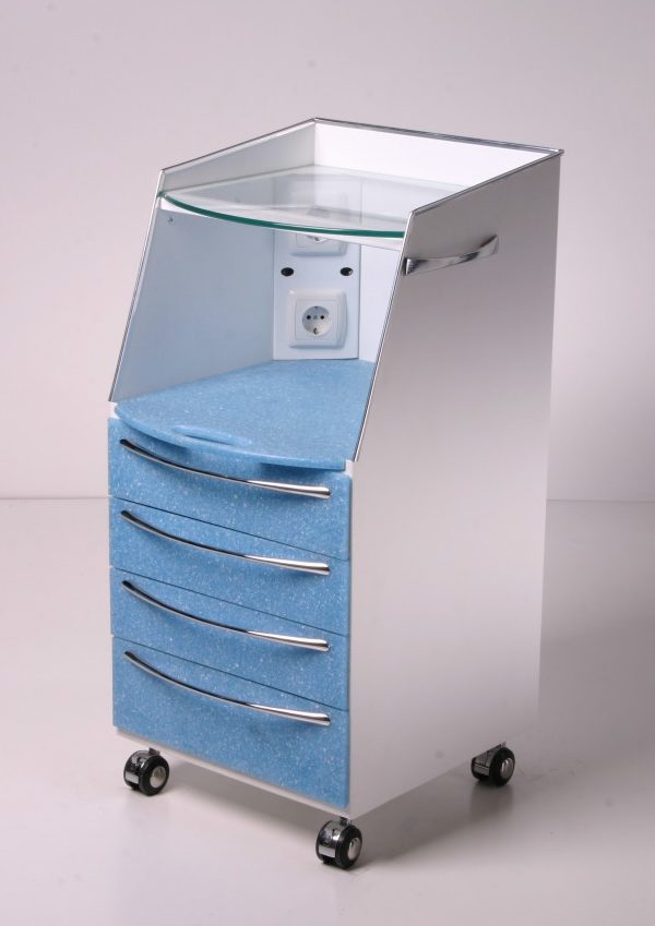 MASTER SHIMMA mobile cabinet with drawers, MASTER SHIMMA mobile cabinet 400 х 400 mm