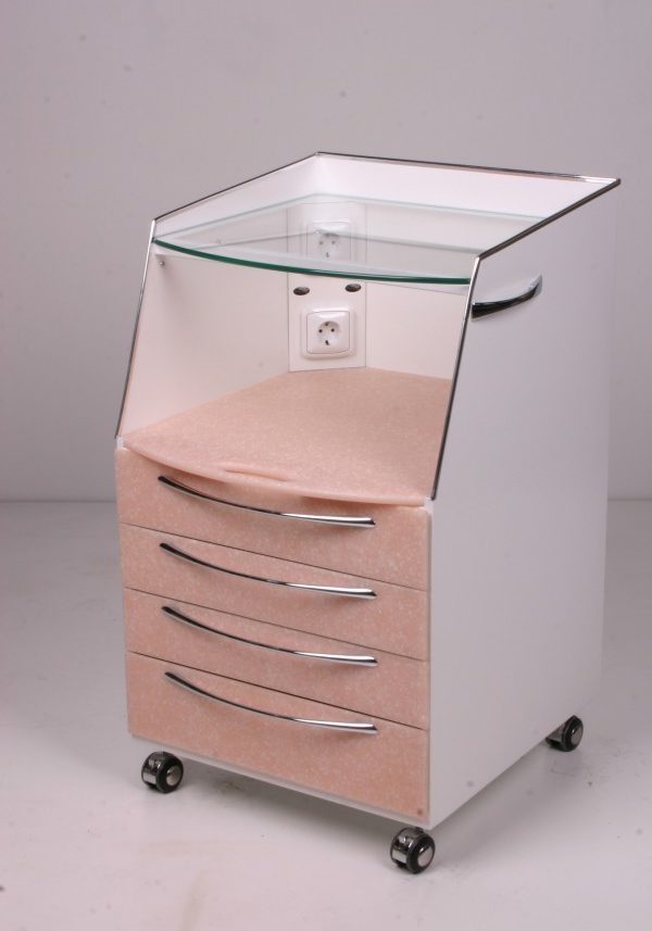 MASTER SHIMMA mobile cabinet with drawers, MASTER SHIMMA mobile cabinet 500 х 500 mm