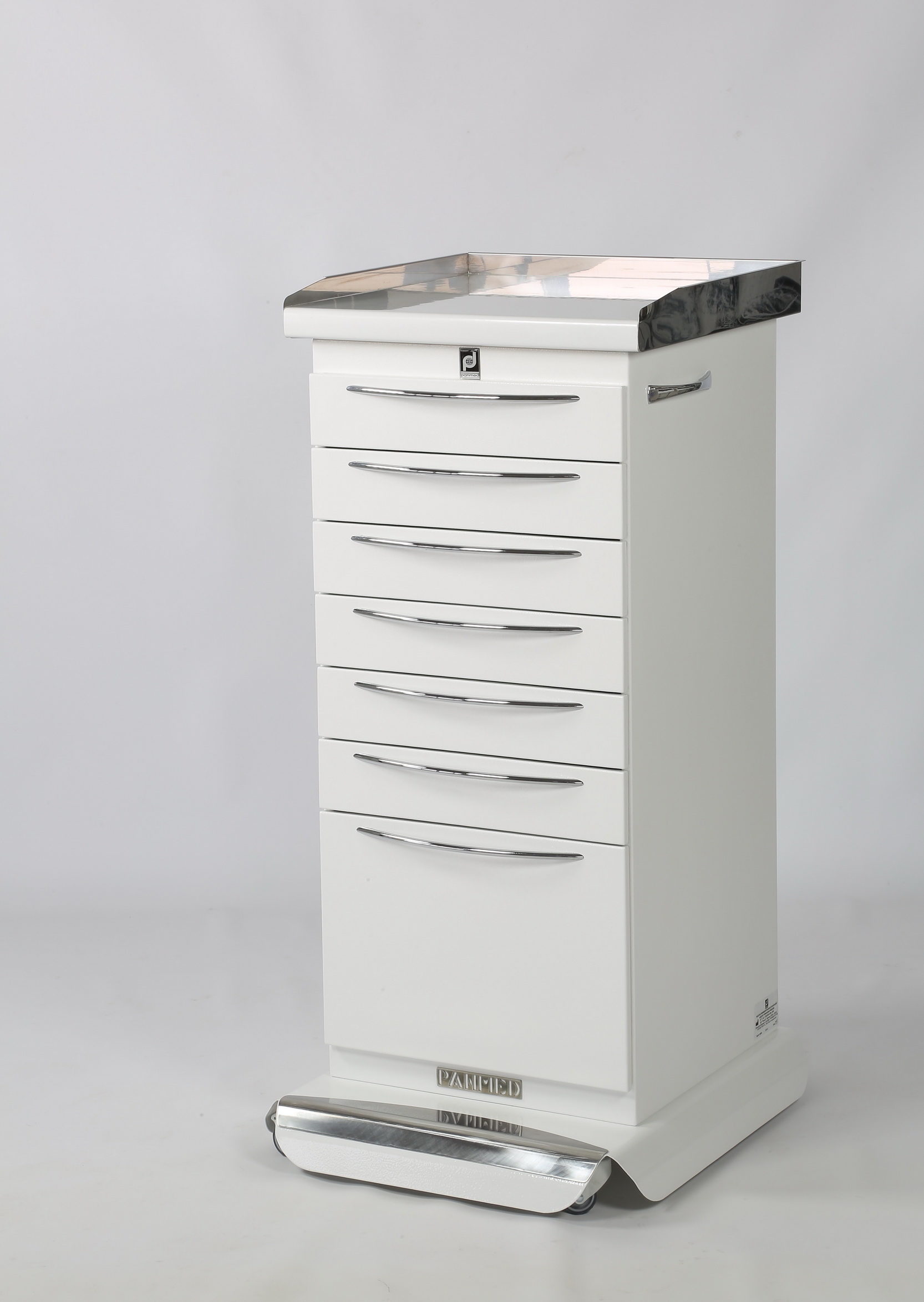 Mobile cabinet on platform (polymer coating)