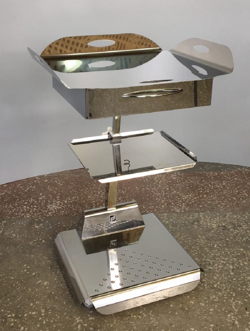 Italian table for medical devices (600 mm)
