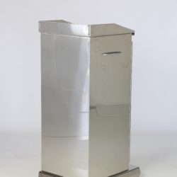 Тумба на платформі з італійської дзеркальної нержавіючої сталі